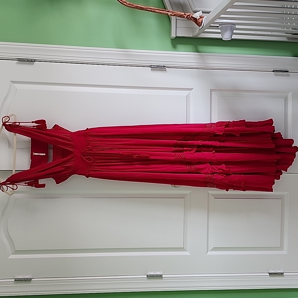 🆕 FREE PEOPLE Santa Maria Maxi XL Love Potion bright pink - Picture 7 of 16